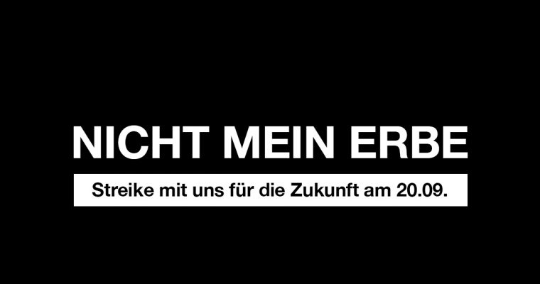 Klimastreik am 20.09.2019 – Wir sind dabei!