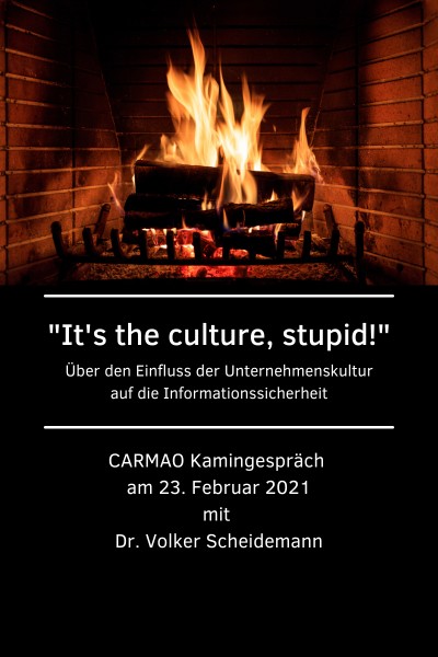 Security Awareness – CARMAO Kamingespräch am 23.Februar 2021